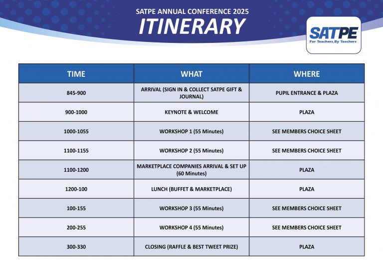 Conference-Itinerary